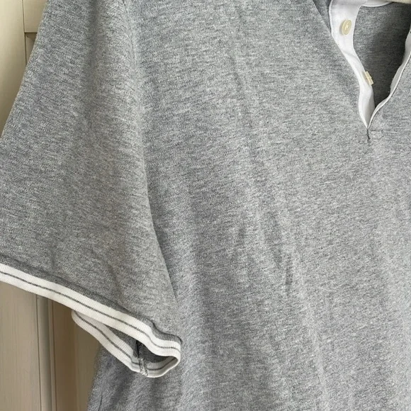 Michael Kors Men’s Short Sleeve Polo Golf Shirt Size XL Gray - Picture 4 of 5
